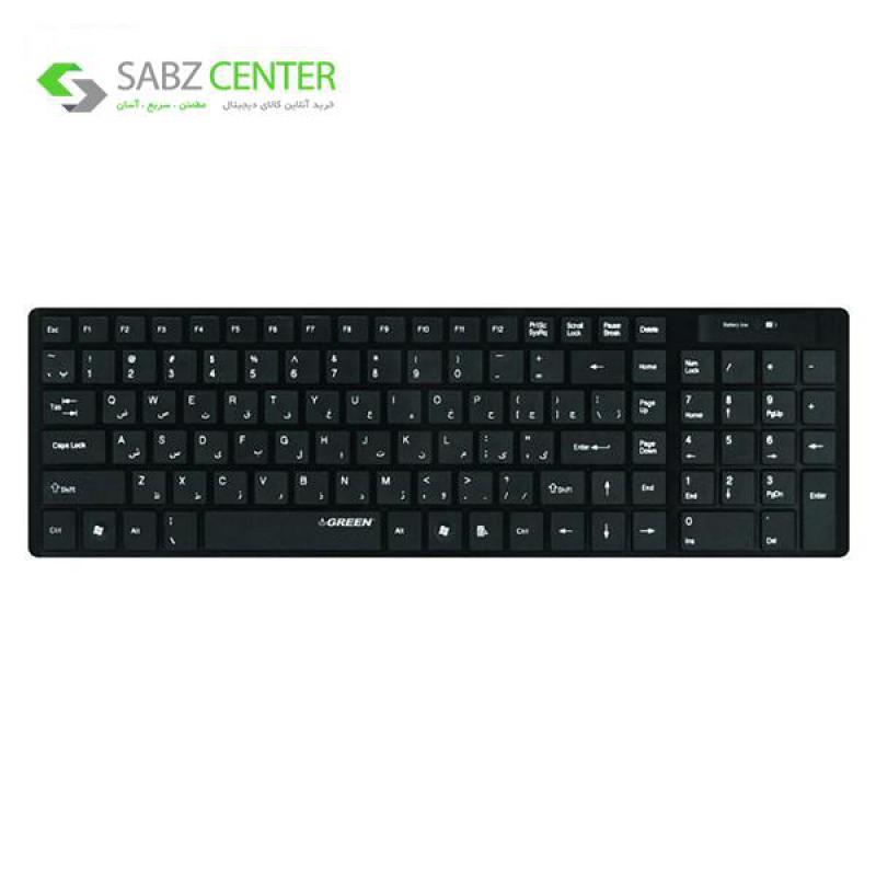 کیبورد بی سیم گرین مدل GK-101W با حروف فارسی