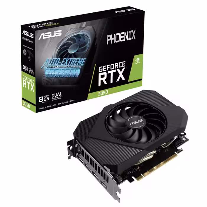 خرید کارت گرافیک ایسوس Graphics ASUS PHOENIX RTX 3050 8GB با بهترین قیمت