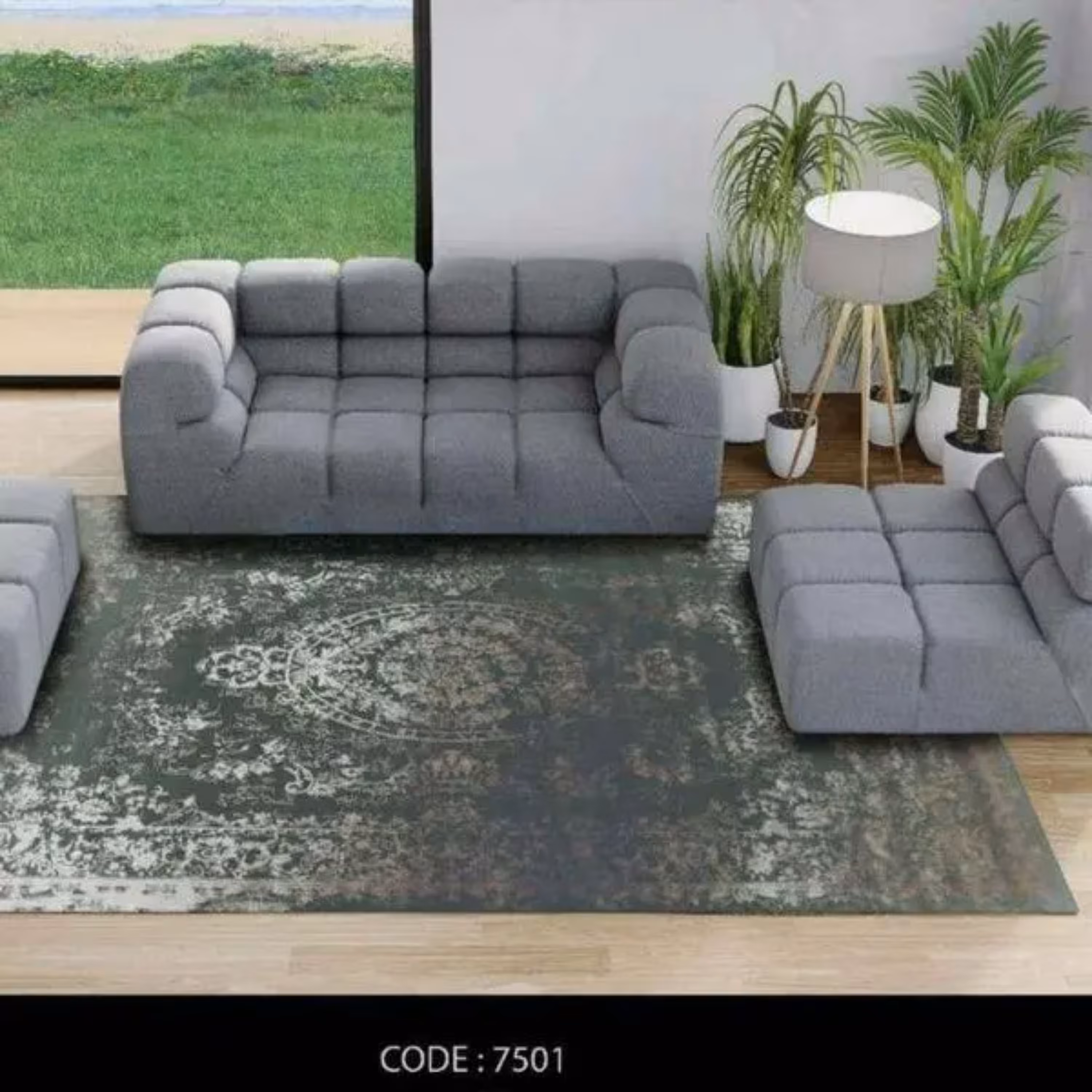 روفرشی کشدار راشل مخمل- طرح 7501در ابعاد12 متری