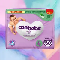 پوشک جان به به سایز 4 بسته 60 تایی Can bebe