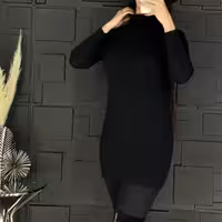 گپ مشکی یقه اسکی سارین ارسال رایگان 