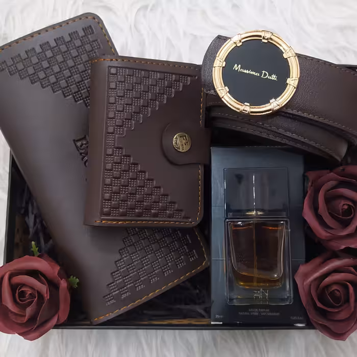 باکس مردونه قهوه ای