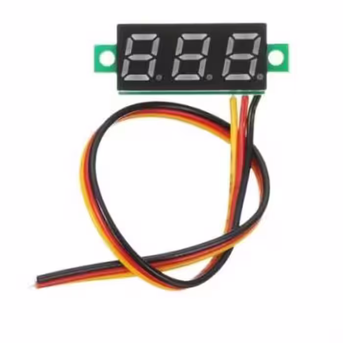 مجموعه 4 عددی ماژول ولتمتر 3 دیجیت DC0-36V سایز 0.28 اینچ