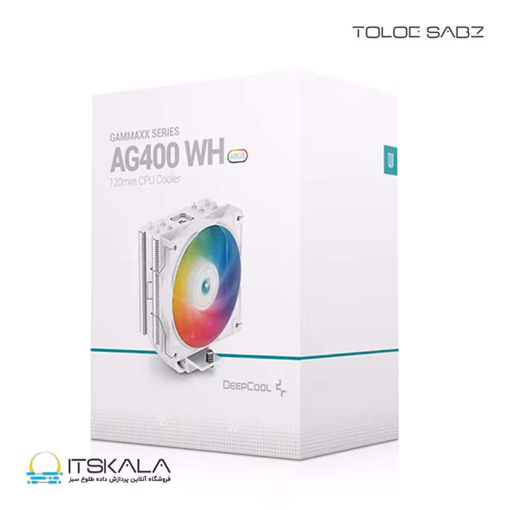 قیمت و خرید فن خنک کننده پردازنده Deepcool مدل AG400 WH ARGB | ITSKALA