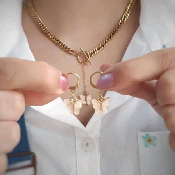 نیم ست کارتیر استیل طرح پروانه