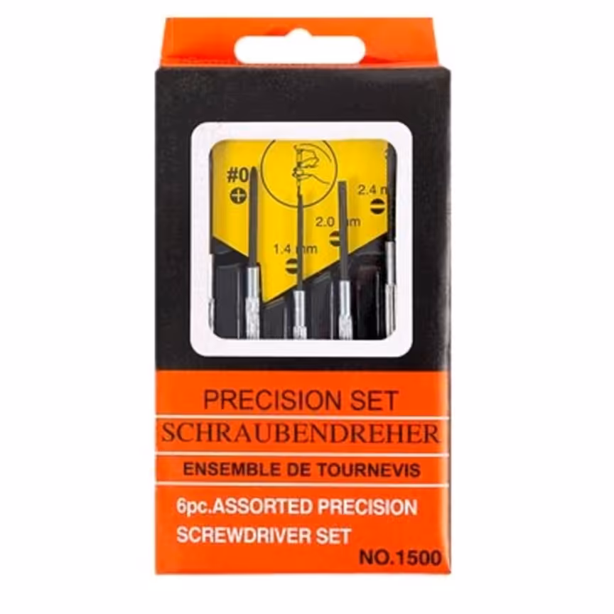 پیچ گوشتی ساعتی 6 عددی 