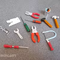 ابزار کار مینیاتوری ( کادوی مردانه)، مجموعه 12 عددی