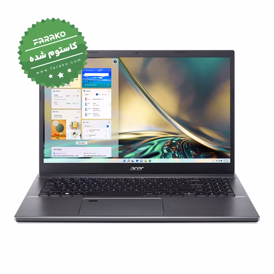 خرید و قیمت لپ تاپ ایسر Aspire 5 A515 با نمایشگر 15٫6 اینچی پردازنده i5 نسل 12، گرافیک 4 گیگابایت RTX 2050، رم 16 گیگابایت، حافظه 512 گیگابایت SSD