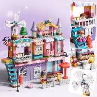 لگو خانه عروسکی  3 طبقه 216 تکه فلو FEELO کد FL1661