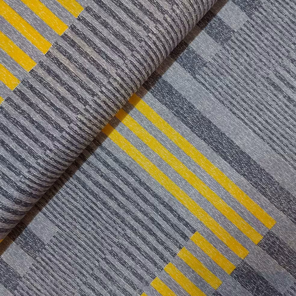 پارچه ملحفه طرح هندسی پدیده نو طوسی عرض 2 متر 