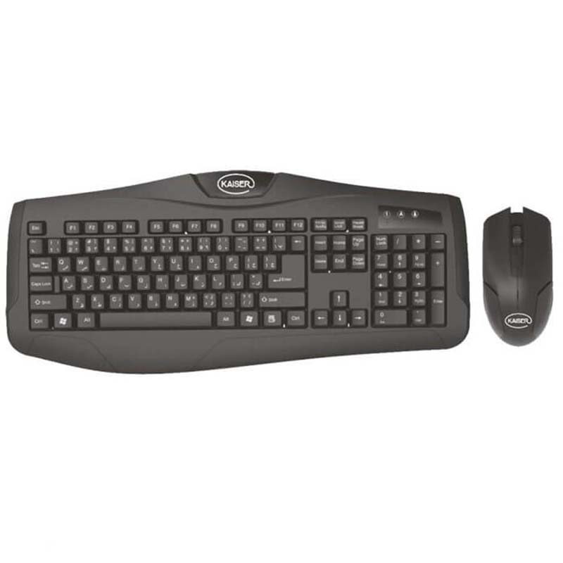 کیبورد و ماوس سیمی کایزر KAISER KM-409