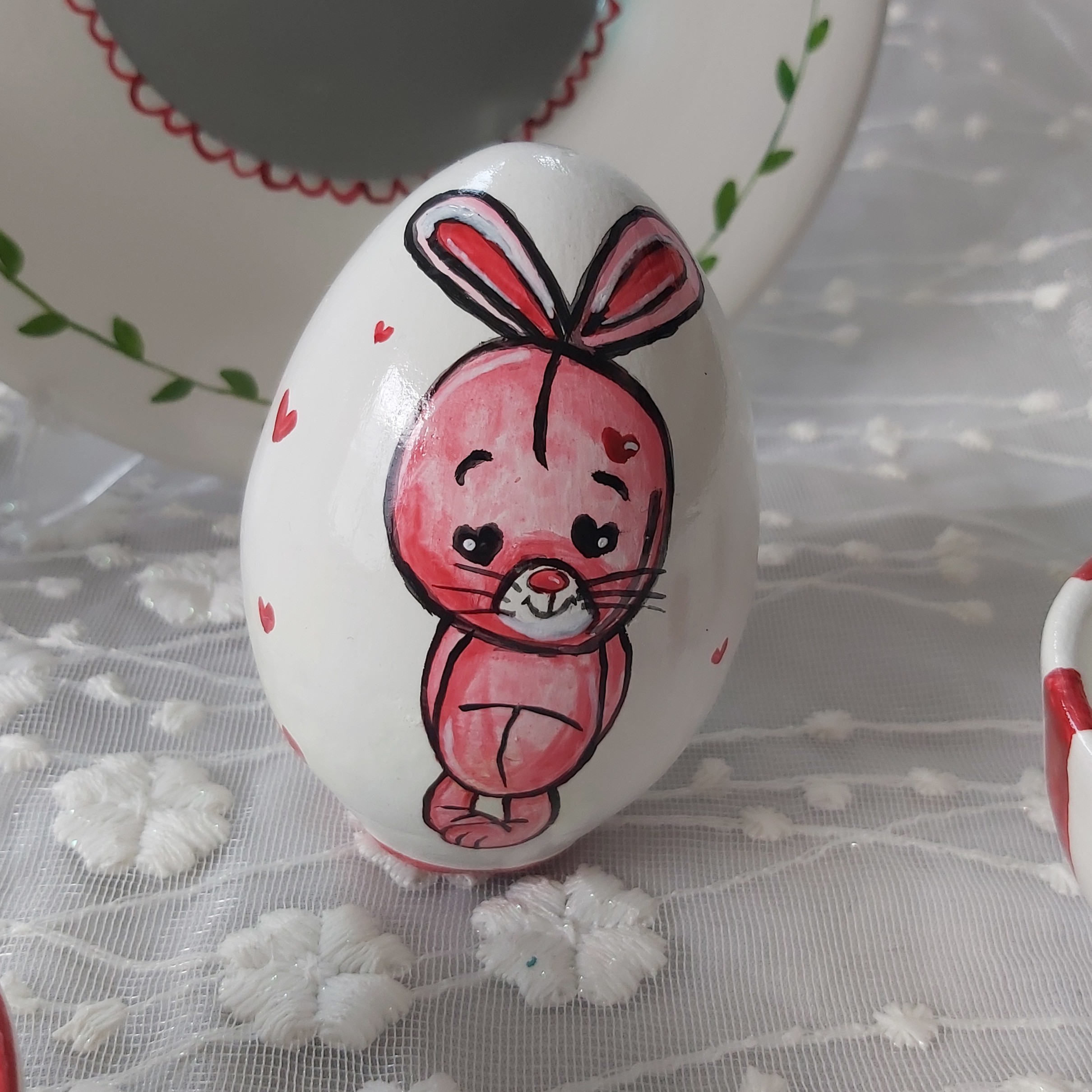 تخم مرغ سال 1401 طراحی شده با دست و قابل شستشو با دستمال نرم