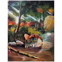 تابلوی هنری رنگ روغن