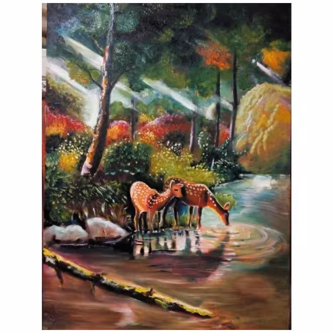 تابلوی هنری رنگ روغن