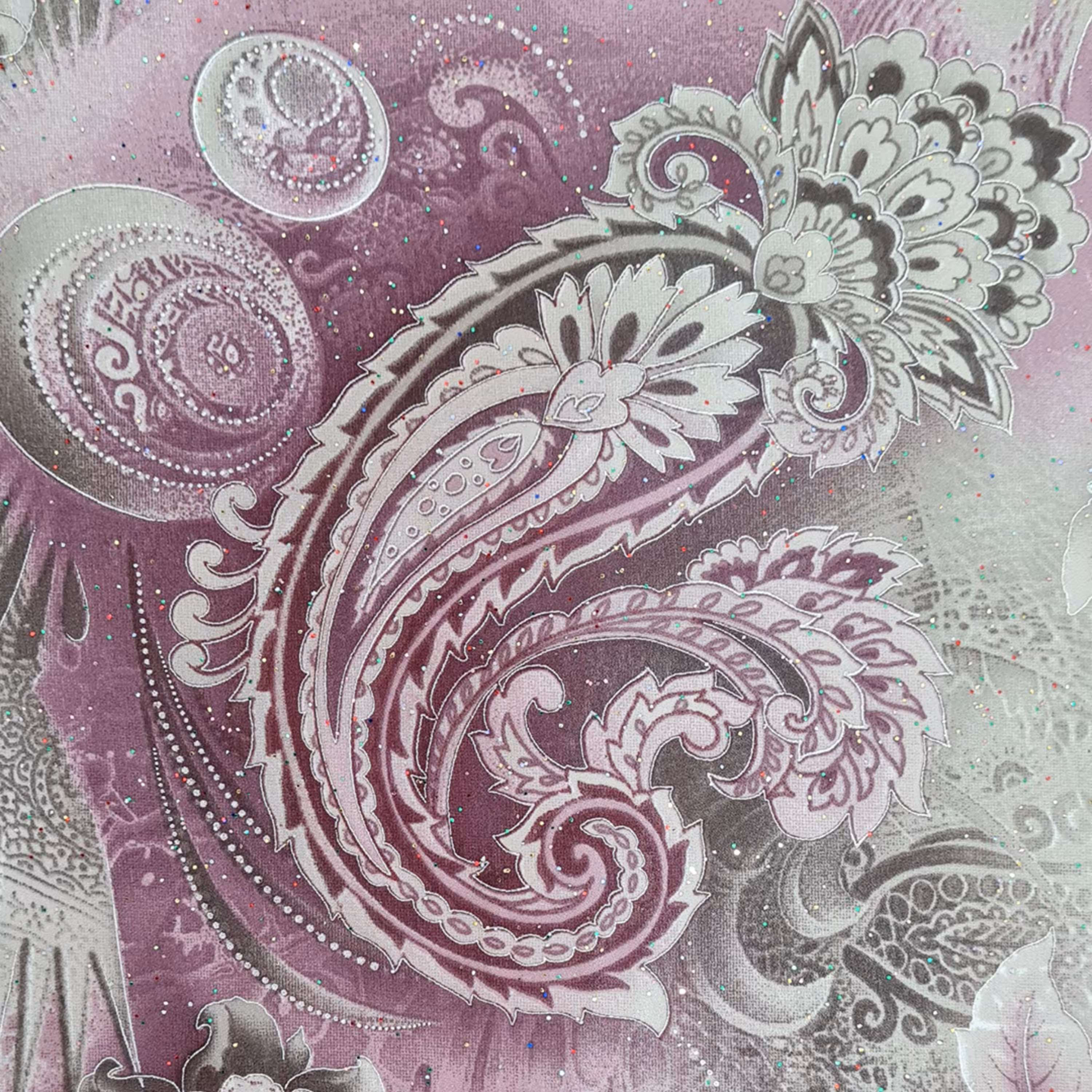 پارچه رنگی مجلسی الکلیل دار ضخیم و بدون بدن نمایی و قابل شستشوی بدون اب رفت