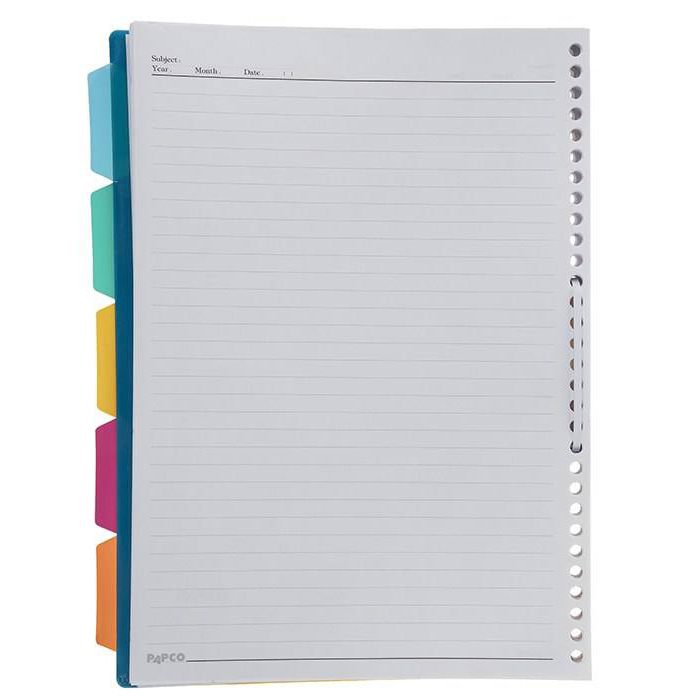 کاغذ کلاسور مدیران 30 سوراخ پاپکو بسته 100 عددی PAPCO NB-625SH