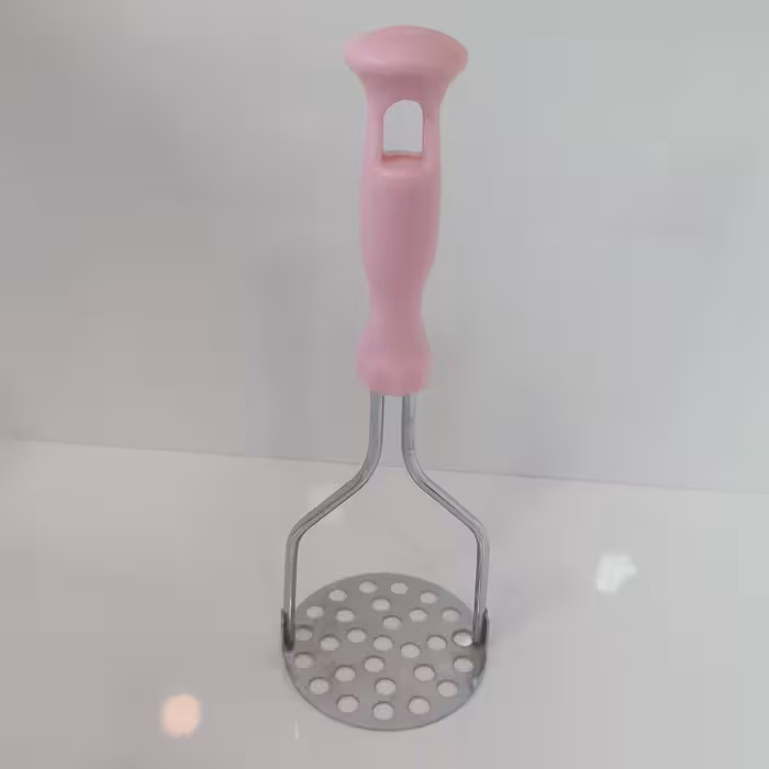 پوره کن سیب زمینی فلزی با دسته پلاستیکی 