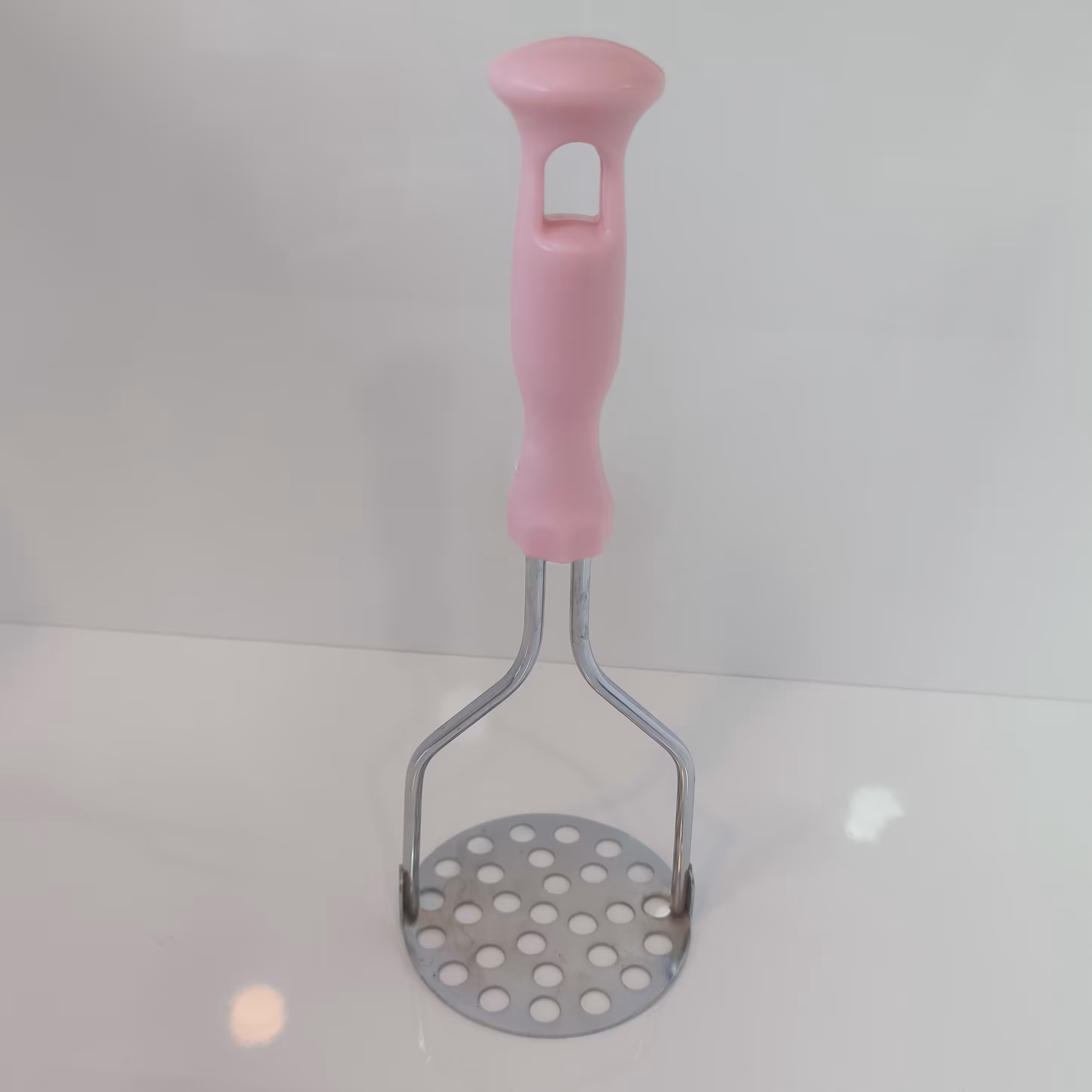 پوره کن سیب زمینی فلزی با دسته پلاستیکی 