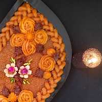 حلوا سه آرد مجلسی (1000 گرم) ارسال به صورت پس کرایه