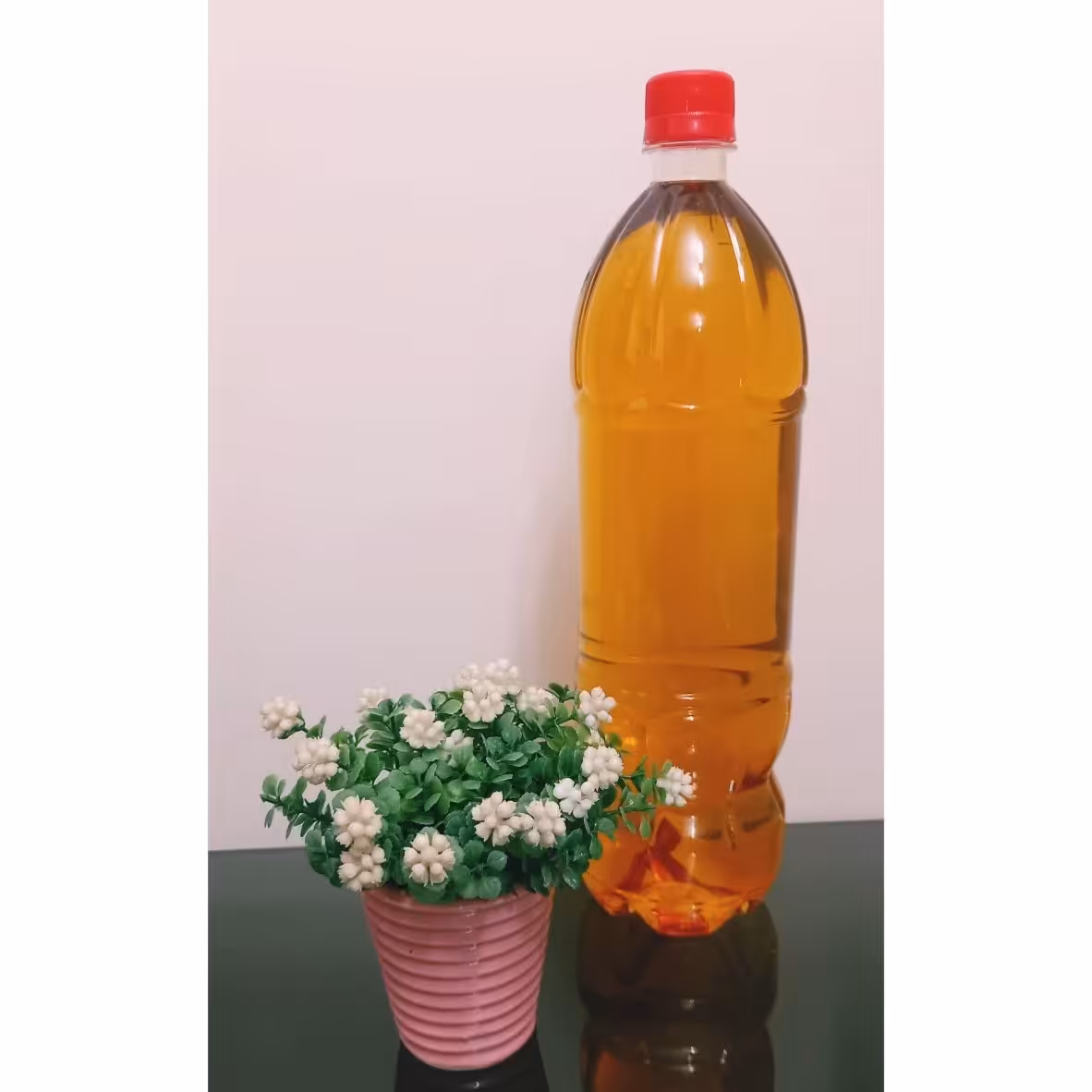 شربت سکنجبین زعفرونی خونگی(1و نیم لیتری)