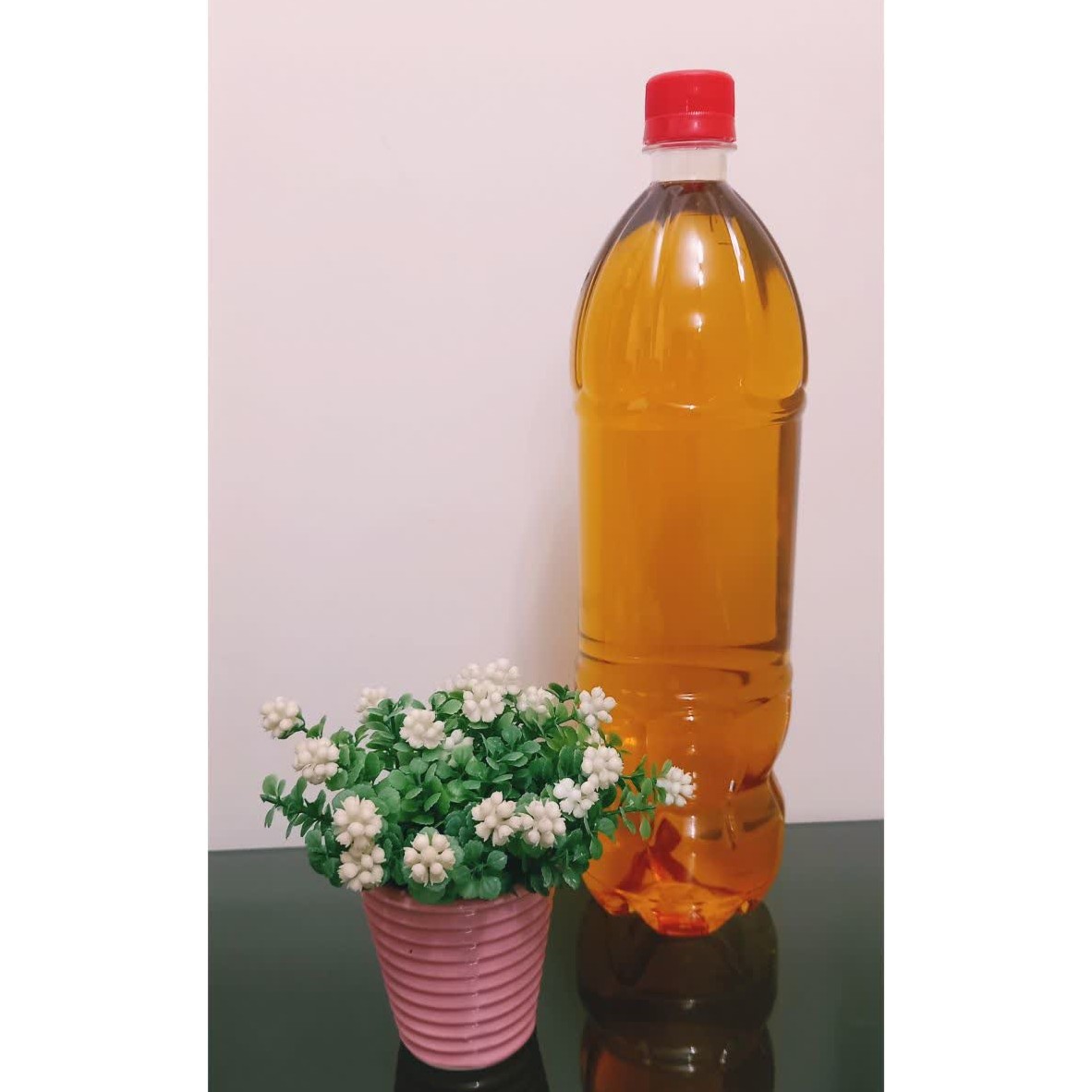 شربت سکنجبین زعفرونی خونگی(1و نیم لیتری)