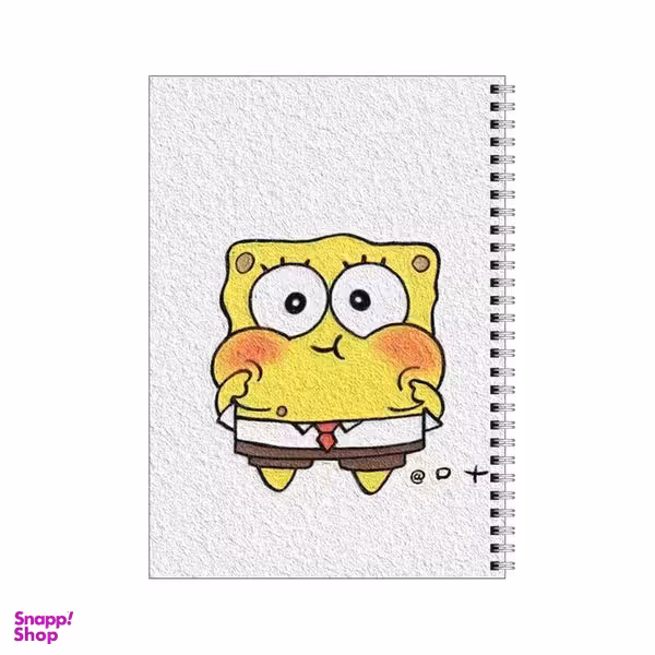 دفتر مشق 80 برگ بامبیلیپ طرح باب اسفنجی کد 1607868