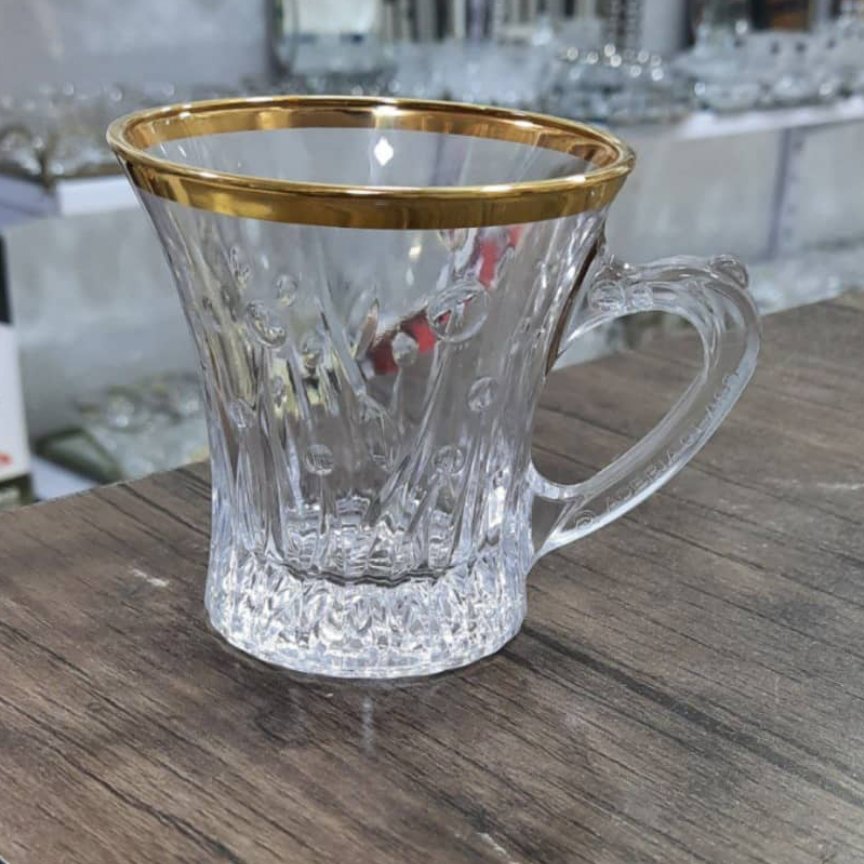 استکان های لبه طلایی