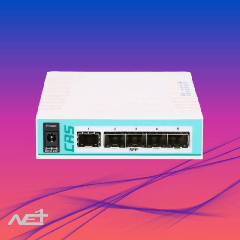 روتر سوئیچ میکروتیک مدل CRS106-1C-5S