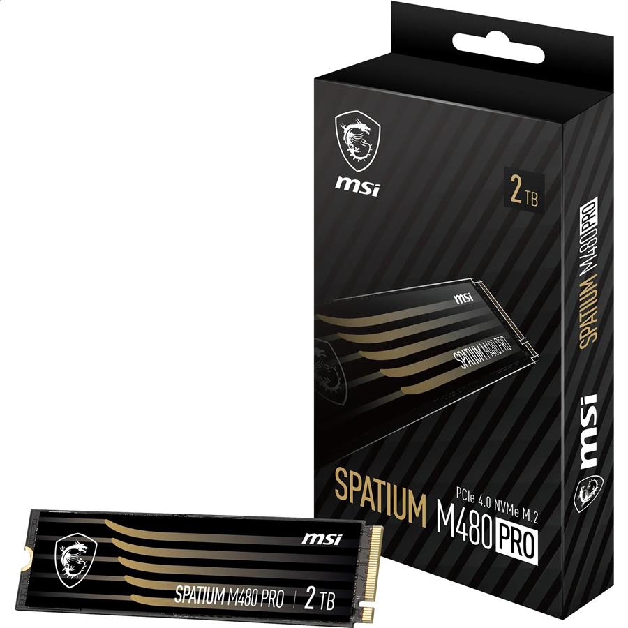 حافظه اس اس دی اینترنال ام اس آی مدل SPATIUM M480 PRO M.2 2280 ظرفیت 2 ترابایت