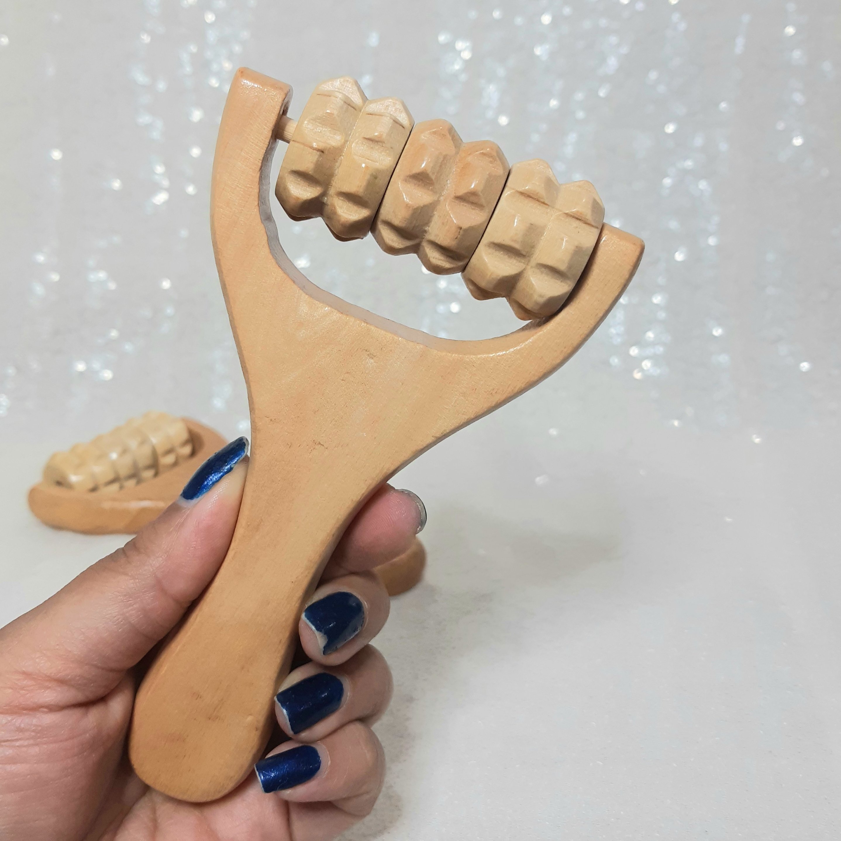 ماساژور رولی چوبی 