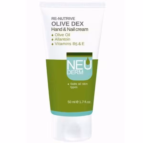 کرم تیوپی دست و ناخن زیتون نئودرم 50 میل 