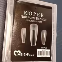 ژلیکس ناخن کد B09 قالب دائمی کاشت ژل 110 عددی Meicha