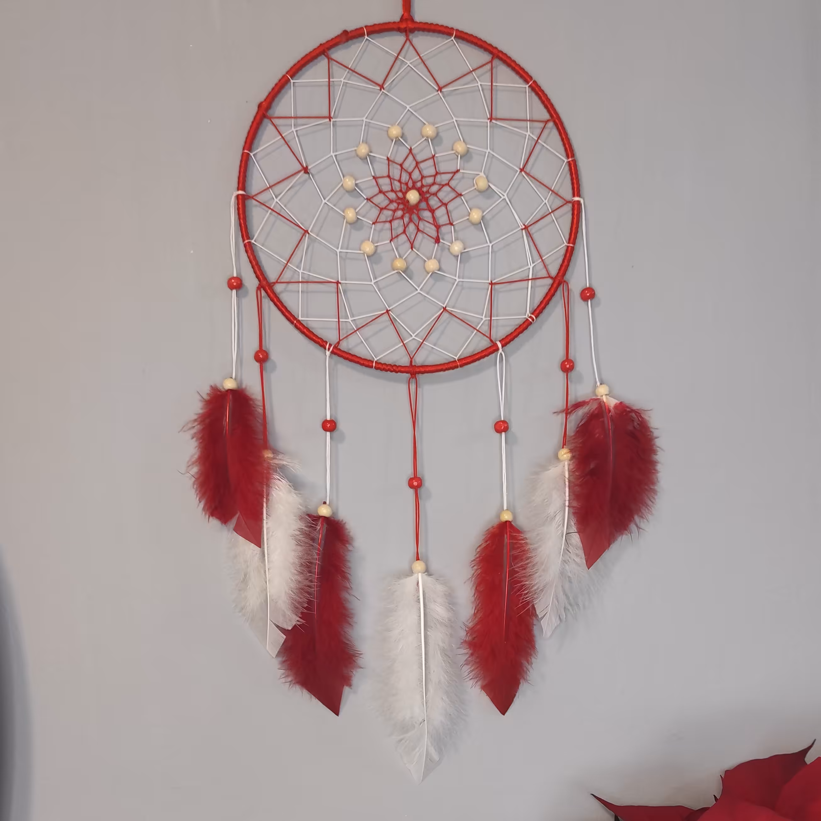 دریم کچر dreamcatcher گیرنده ی رویا کابوسگیر آویز دست ساز  آویز منزل دکوری خانه صنایع دستی هنر دستی حس خوب چشم نظر 
