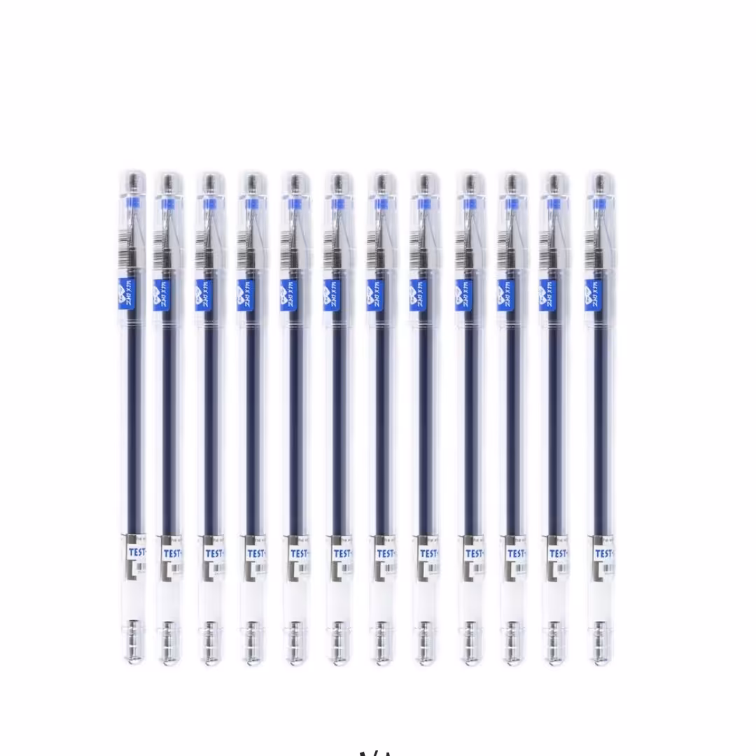 خودکار تست گود رنگ مشکی بسته 12 تایی