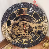 ساعت رزینی کار شده با کریستال