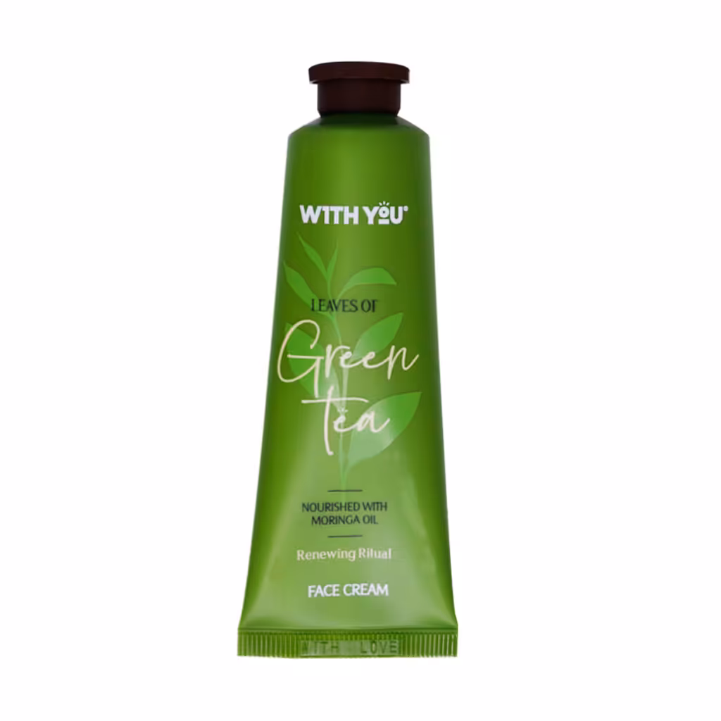 کرم صورت طبیعی حاوی عصاره چای سبز و روغن مورینگا ویت یو 50 میل