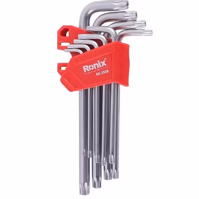 ست 9 عددی آلن (T) ستاره ای بلند مگنتی رونیکس مدل RH-2036