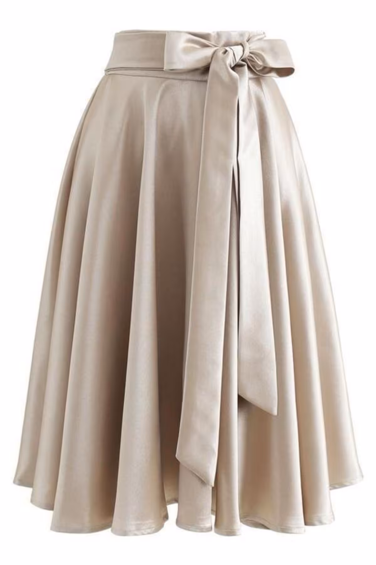 دامن نود زنانه اعتقاد با نسلی که زانو ساتن بژ مفصل در بالای Klosh Mert Erkan