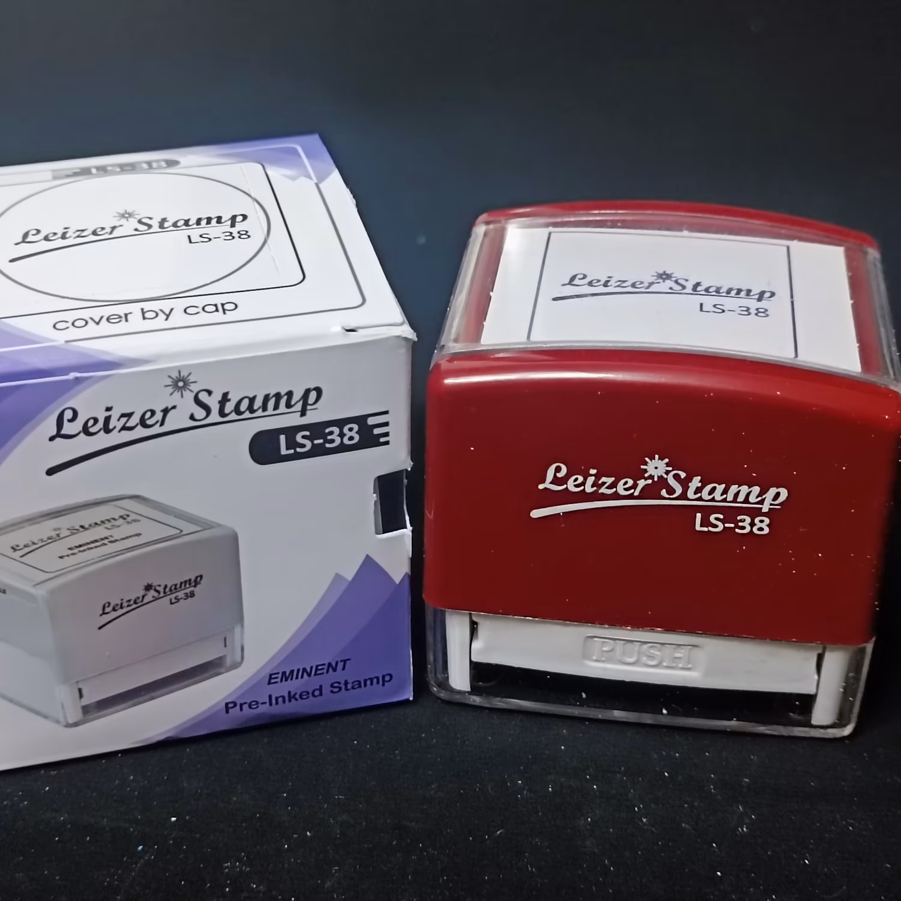 مهر لیزری اتوماتیک مستطیل لیزر استامپ Ls38مناسب مهر خاتم