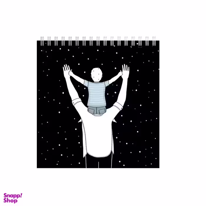 دفتر طراحی ۶۰ برگ مدل پدر و پسر کد 5171788