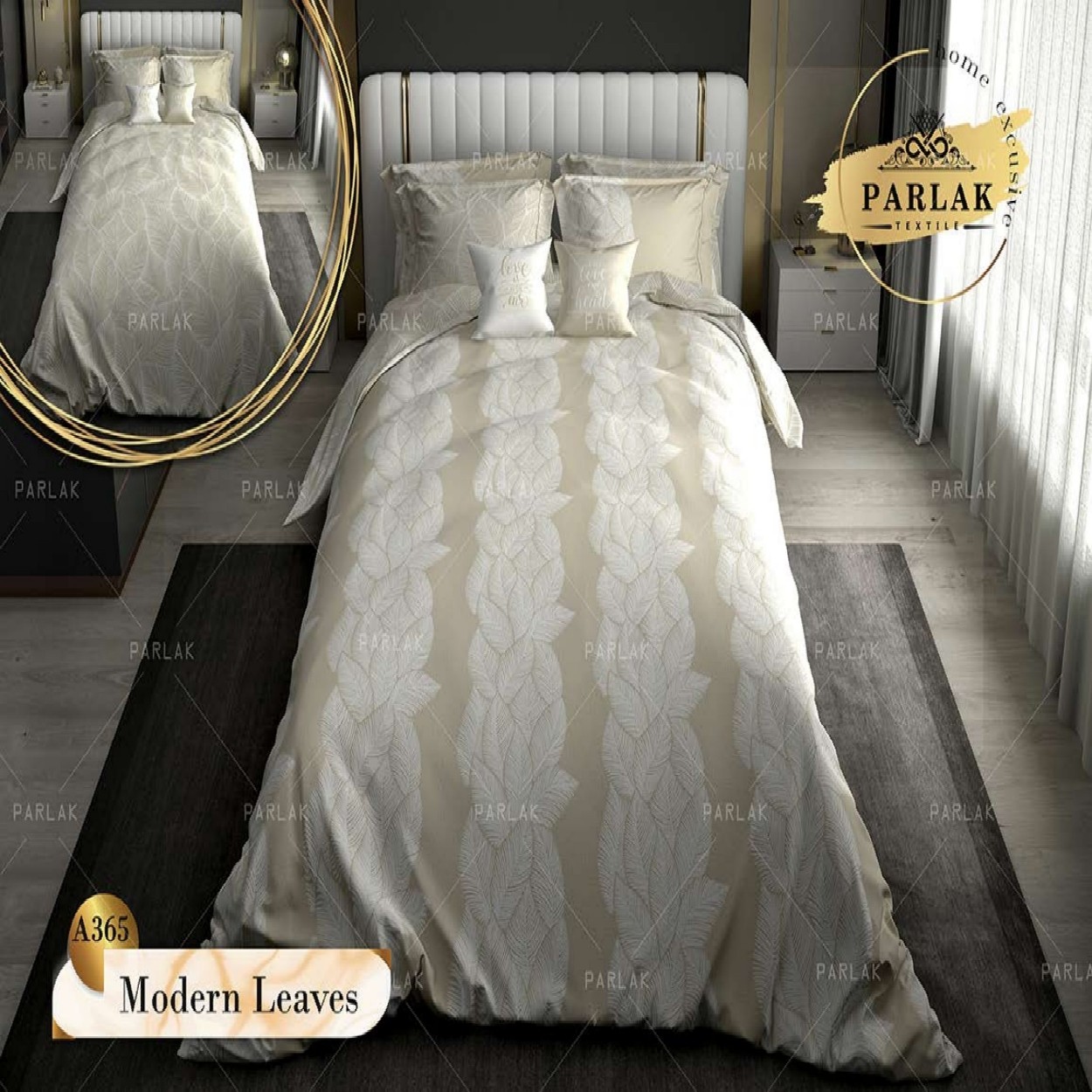 سرویس روتختی پارلاک کد A-365 دونفره 8 تکه دو رو 