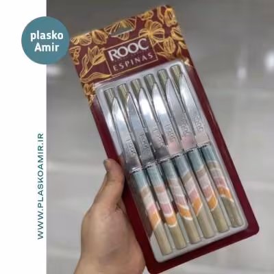 چاقو میوه خوری ROOC روک مدل اسپیناس بسته 12 عددی