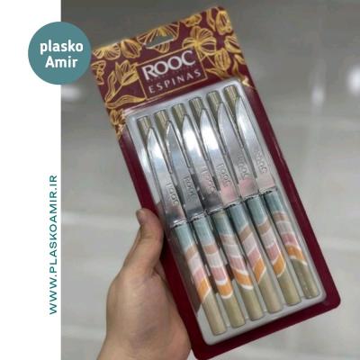 چاقو میوه خوری ROOC روک مدل اسپیناس بسته 12 عددی