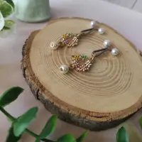 گیره مه جبین کوتاه مدل گل ریز برند ابراحجاب