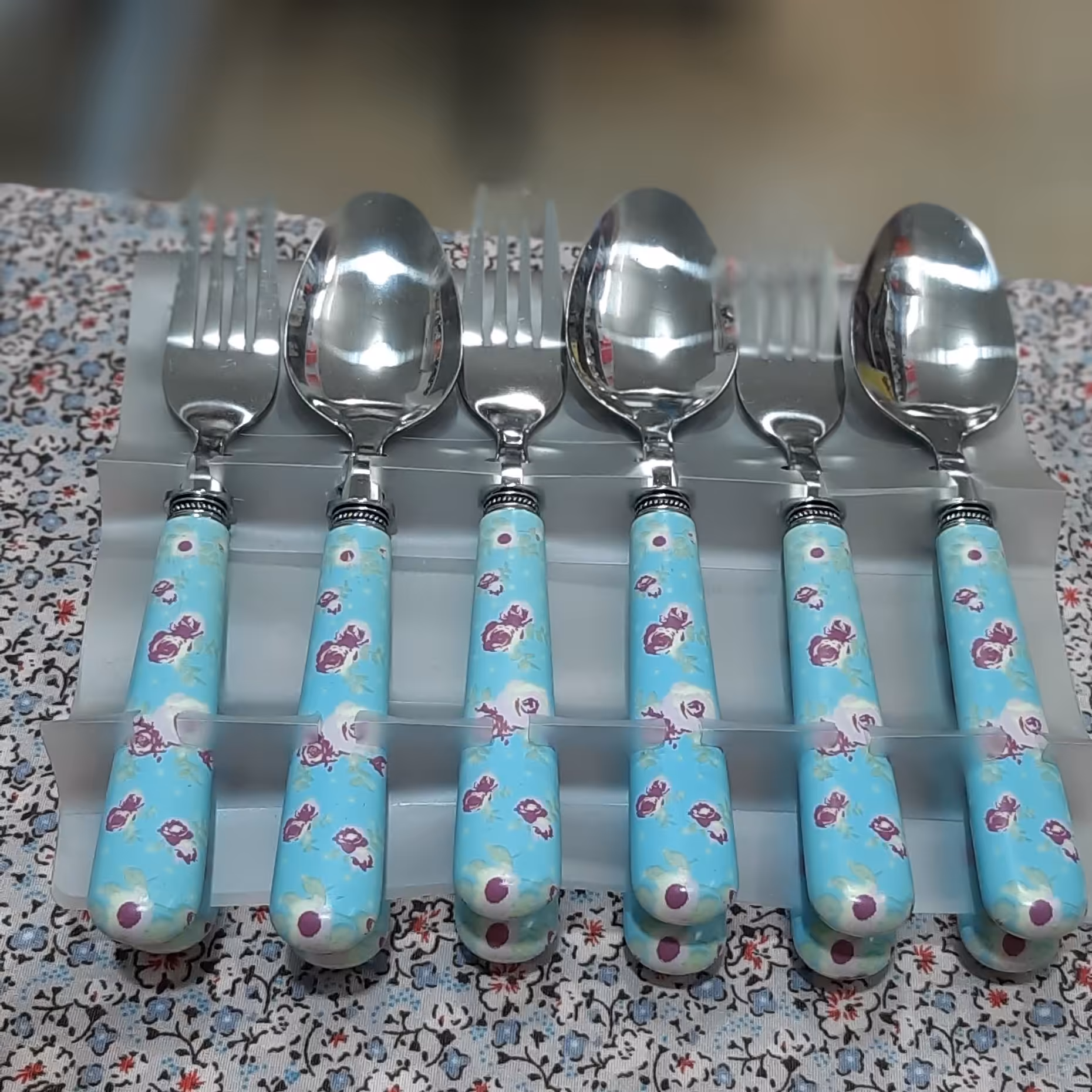 قاشق چنگال طرح سرامیک