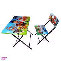 ست میز تحریر و صندلی میزیمو مدل سگ های نگهبان کد 216