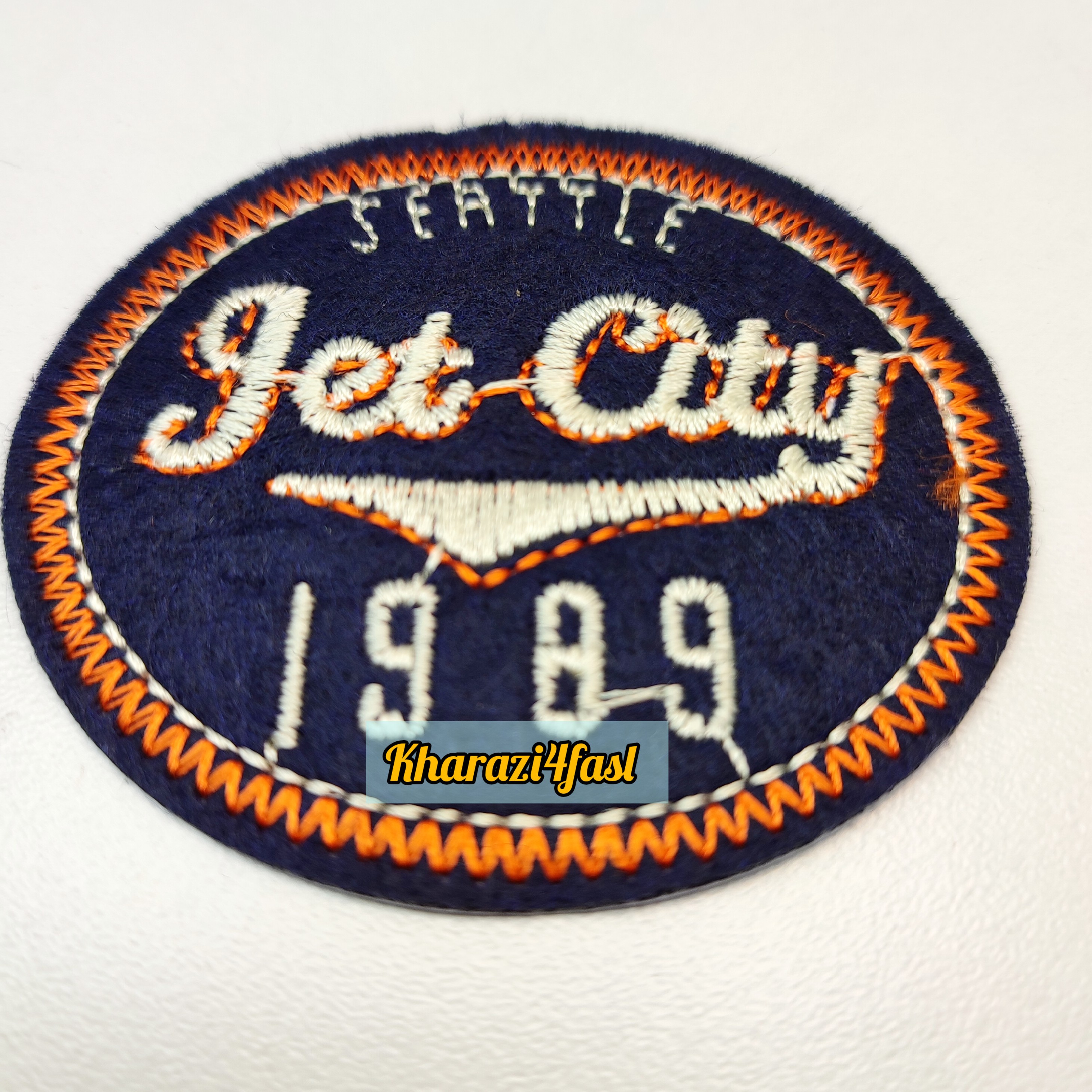 تکه دوزی طرح اسپرت  کد 536 پشت چسب دار