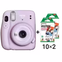 دوربین عکاسی چاپ سریع اینستکس مینی 11 فوجی   فیلم 20 تایی| FUJIFILM INSTAX MINI 11 (Lilac Purple)