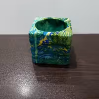 گلدان جا شمعی و جای  وارمر سنگ مصنوعی