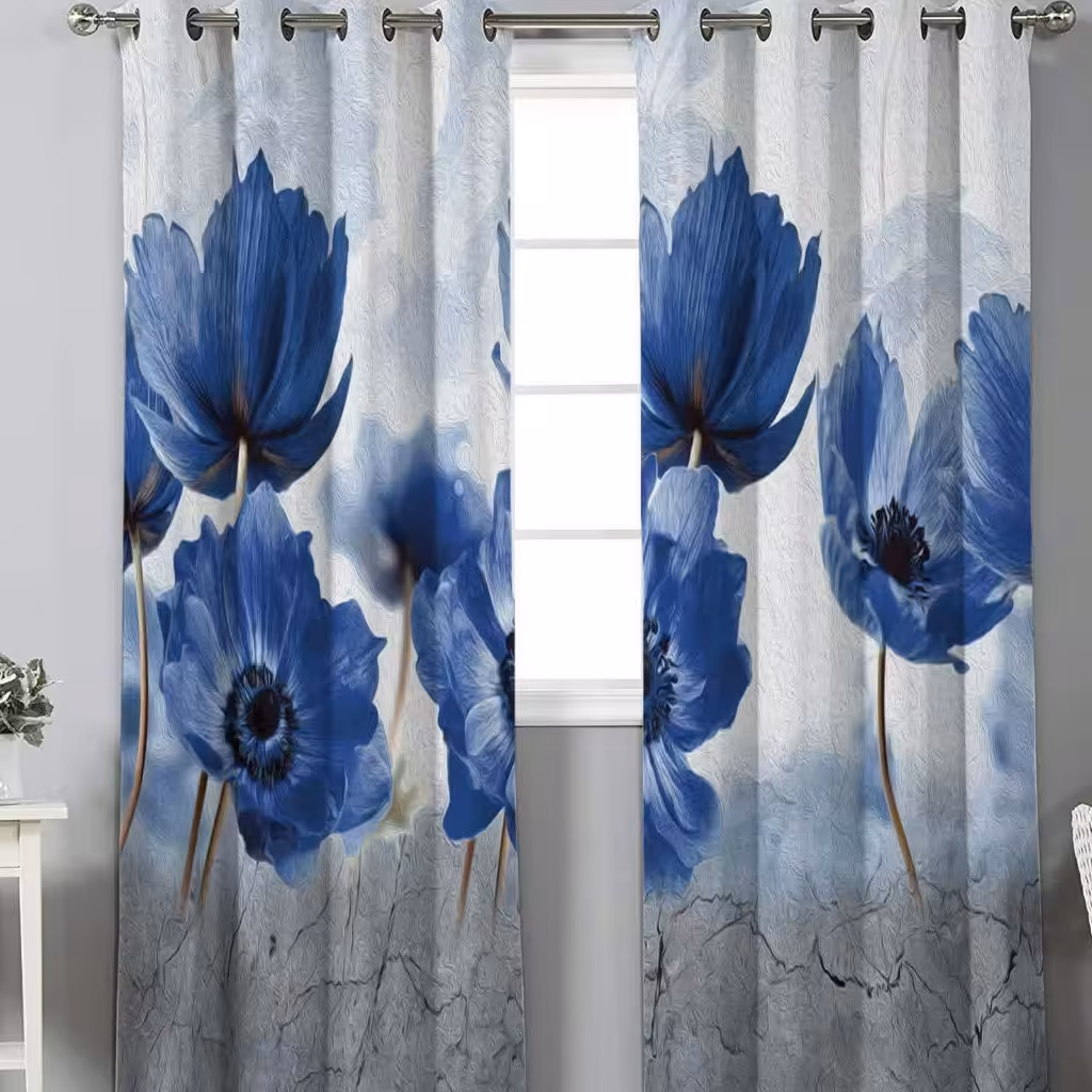 پرده مدل گل